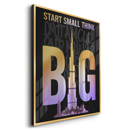 Strat Small think Big - Acrylic