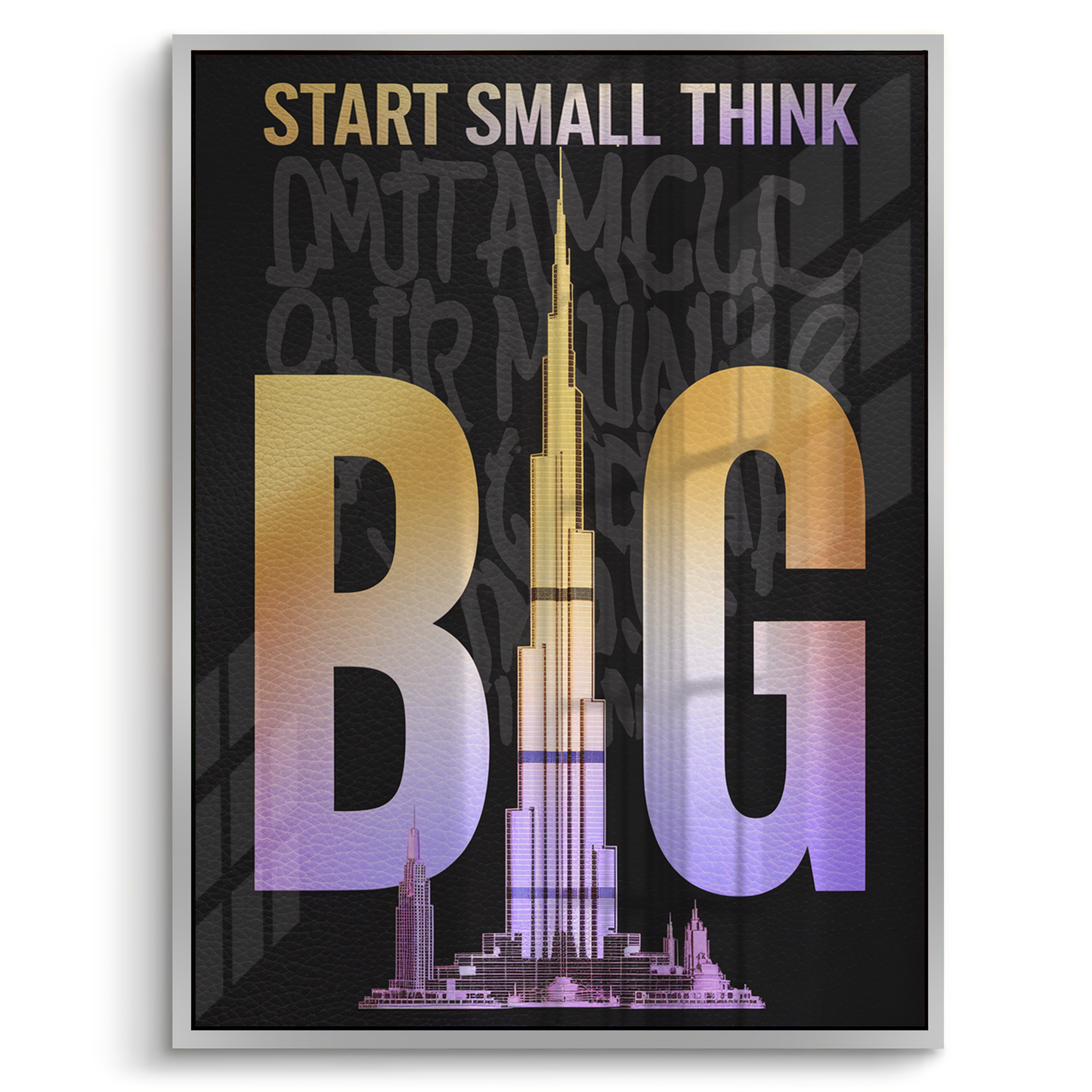 2Strat Small think Big - Acrylic