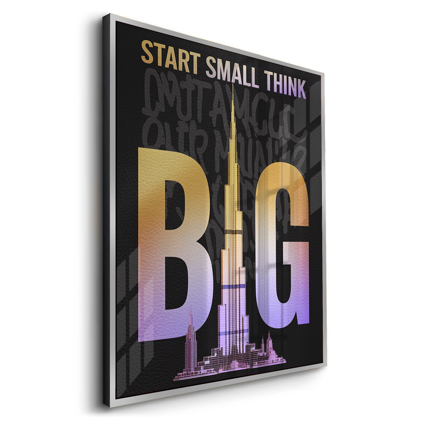 2Strat Small think Big - Acrylic