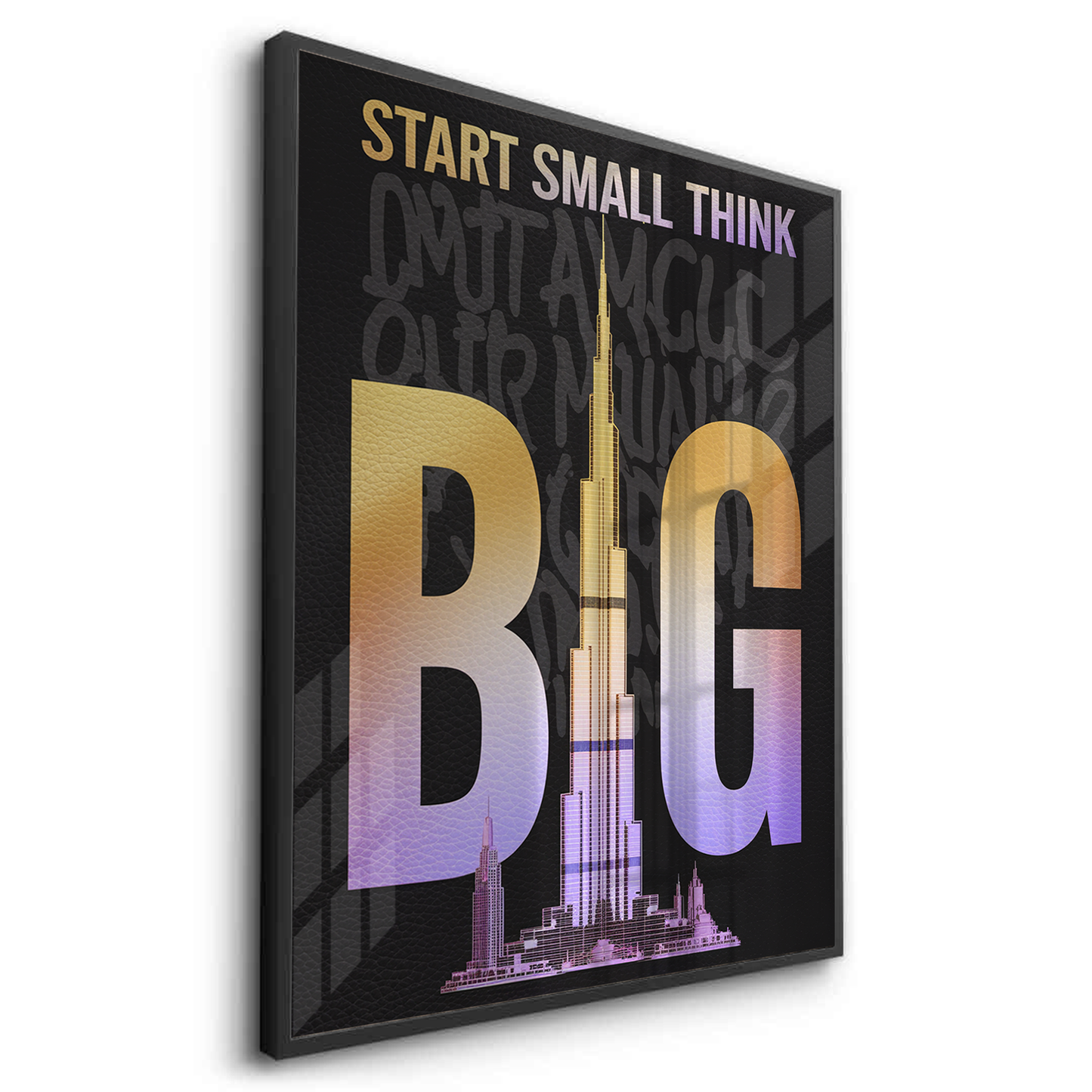 2Strat Small think Big - Fine Art