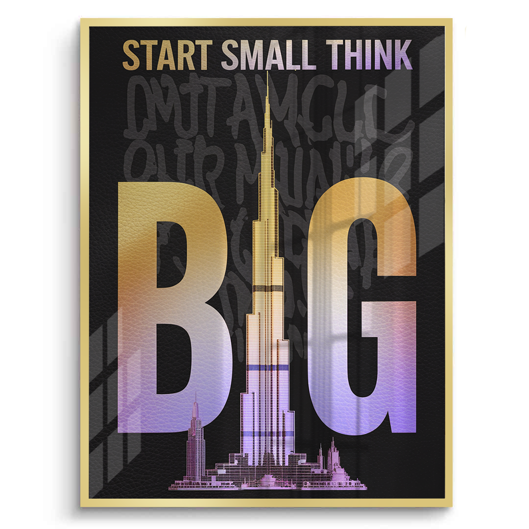 2Strat Small think Big - Fine Art