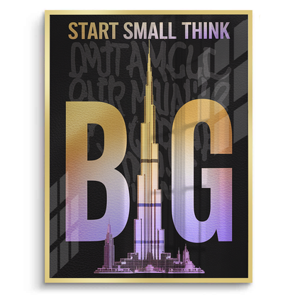 Strat Small think Big - Fine Art