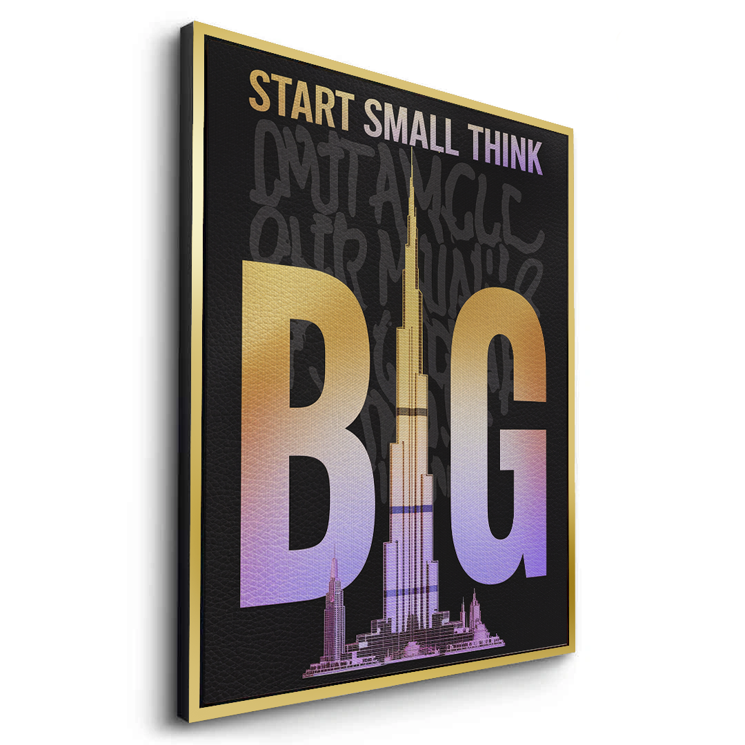 2Strat Small think Big - Canvas