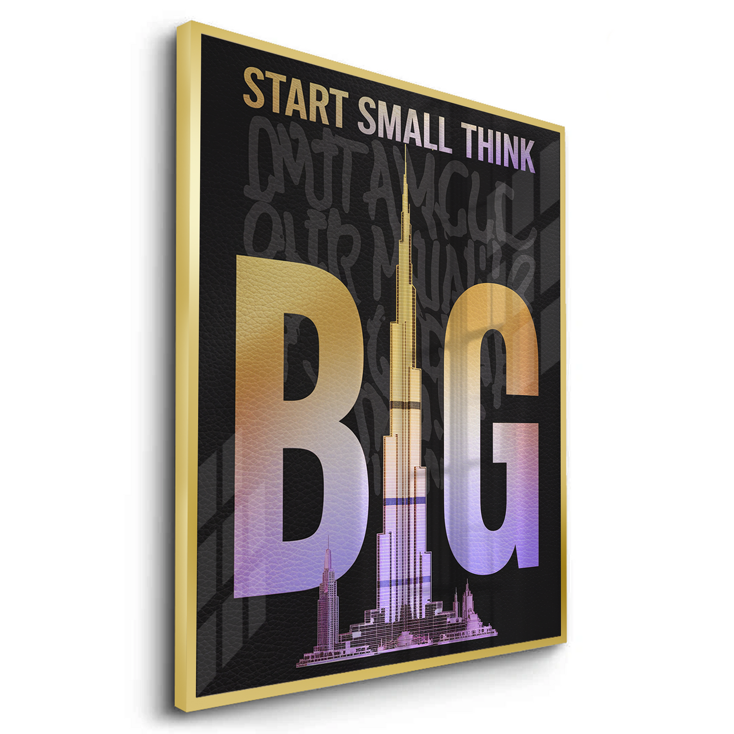 2Strat Small think Big - Fine Art