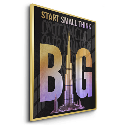 Strat Small think Big - Fine Art