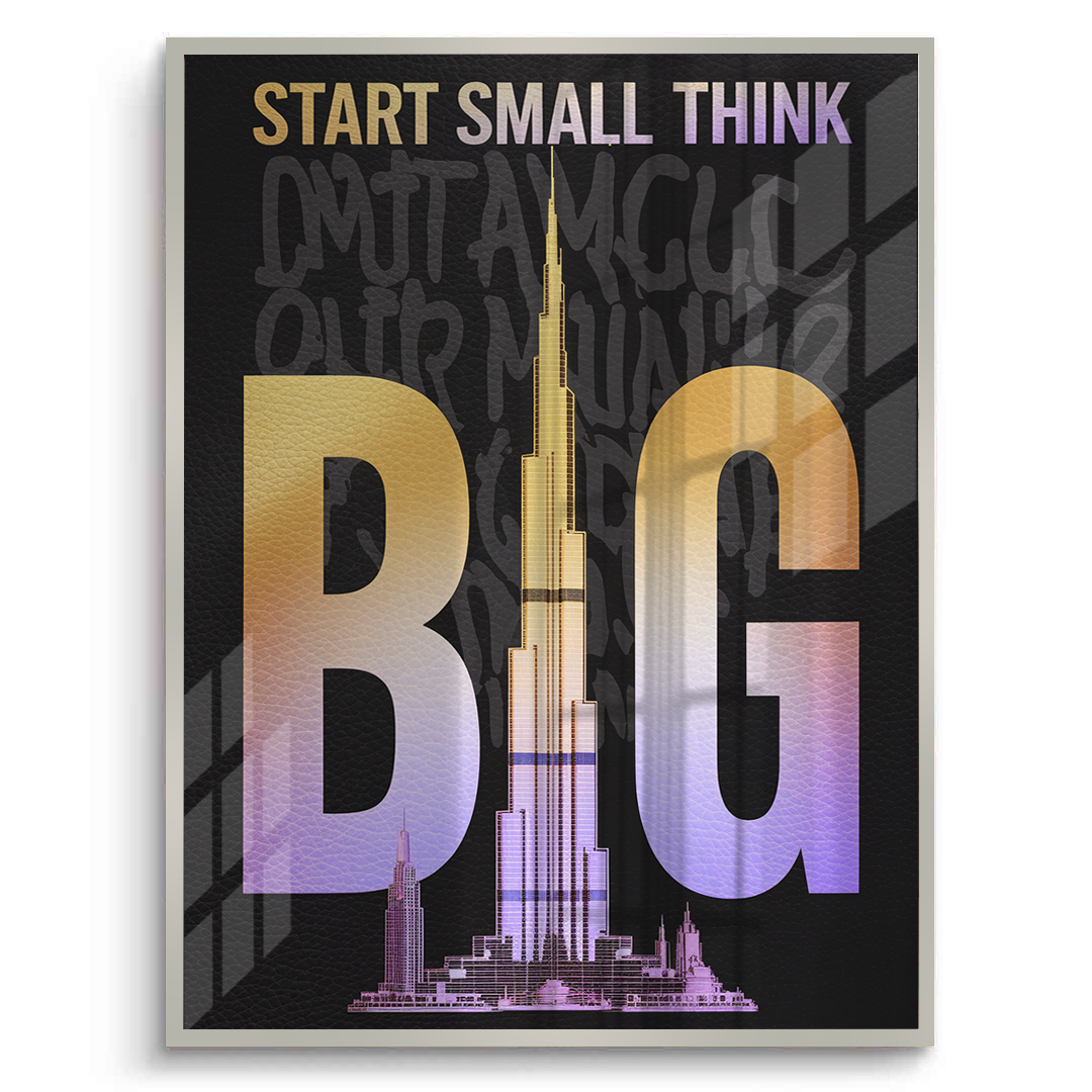 2Strat Small think Big - Fine Art