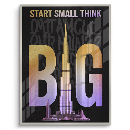 Strat Small think Big - Fine Art