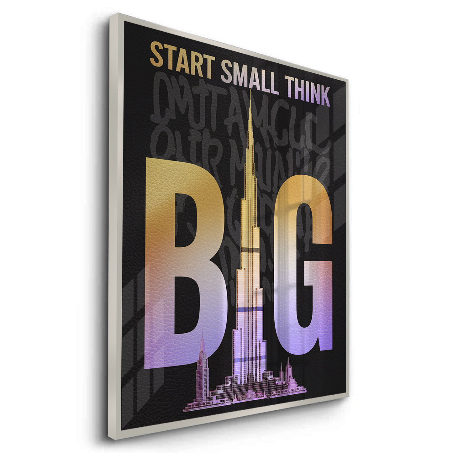 2Strat Small think Big - Fine Art