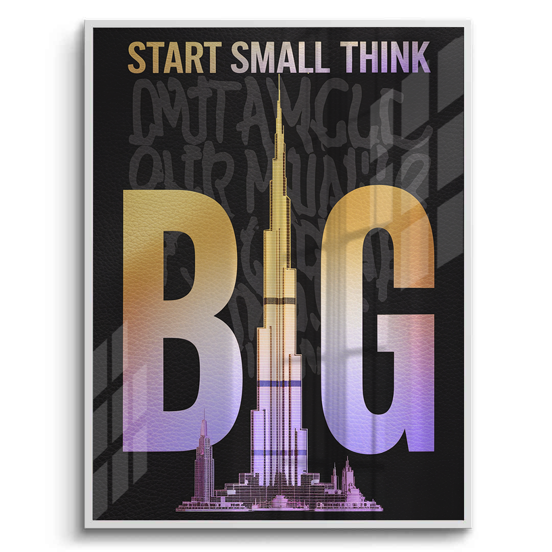 2Strat Small think Big - Fine Art