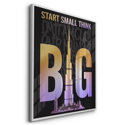 Strat Small think Big - Fine Art