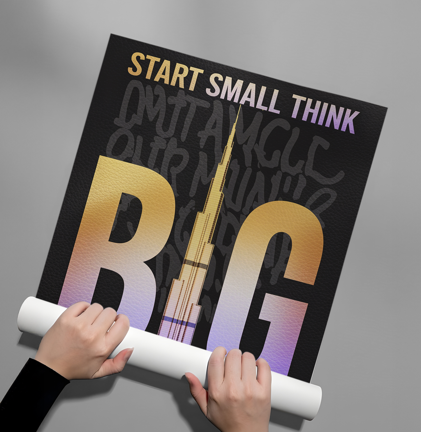 2Strat Small think Big - Poster