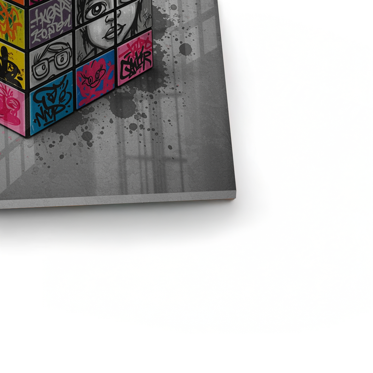 Street Art Puzzle - Acrylic - Jasmineart.ae