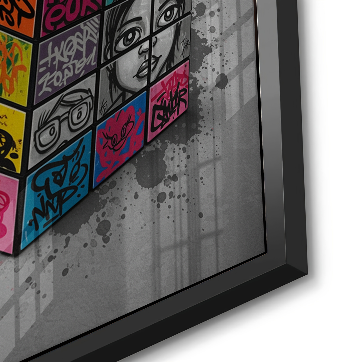 Street Art Puzzle - Acrylic - Jasmineart.ae