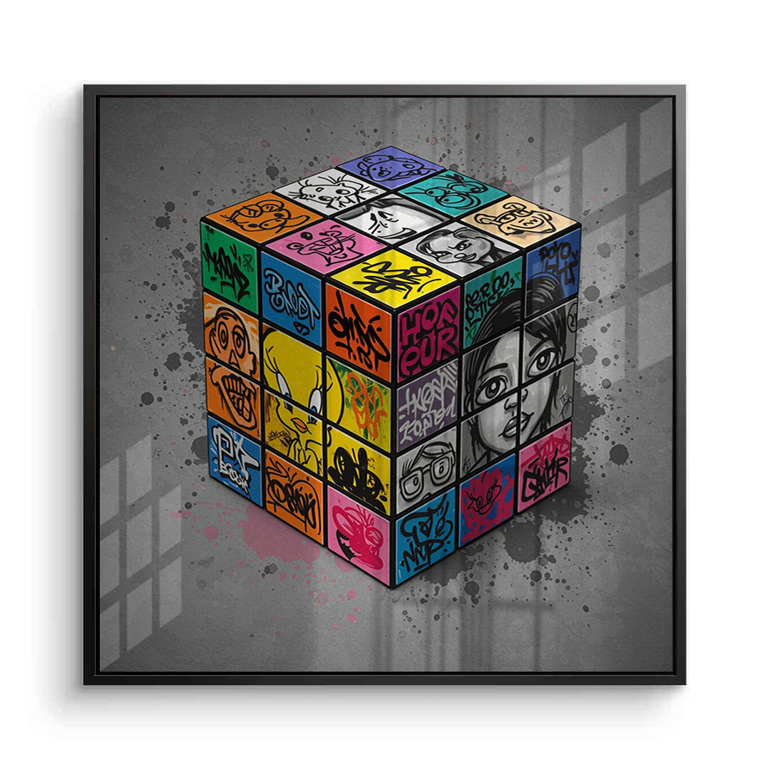 Street Art Puzzle - Acrylic - Jasmineart.ae