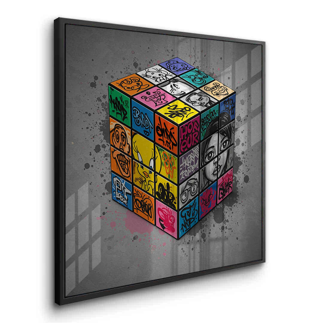 Street Art Puzzle - Acrylic - Jasmineart.ae
