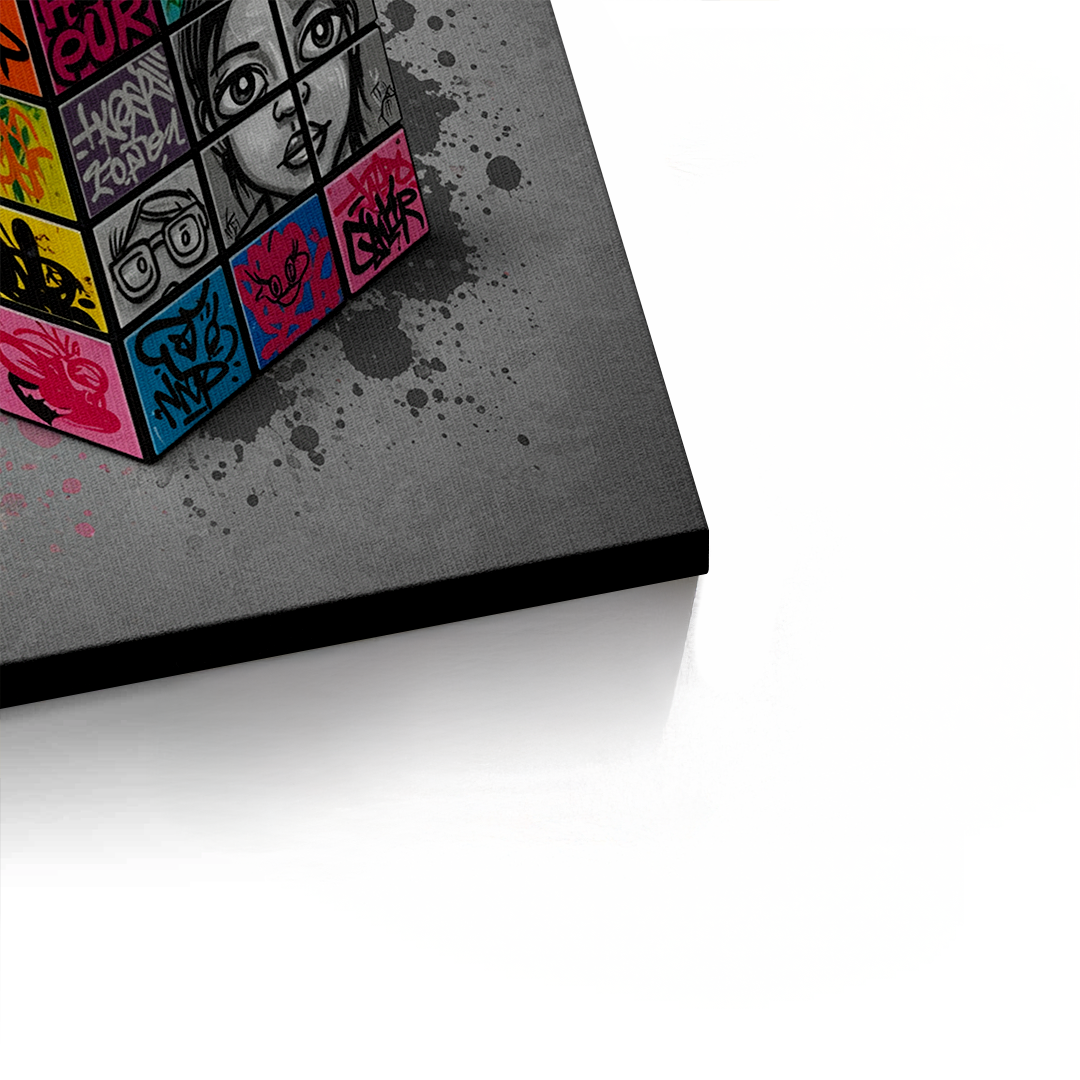 Street Art Puzzle - Canvas - Jasmineart.ae