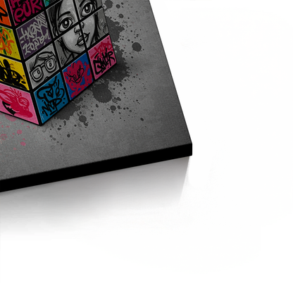Street Art Puzzle - Canvas