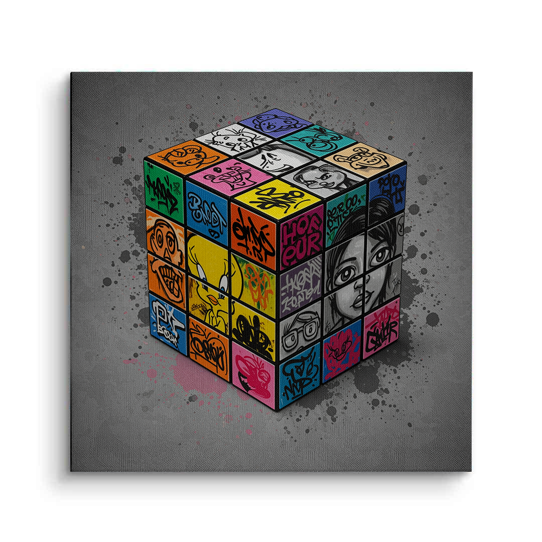 2Street Art Puzzle - Canvas