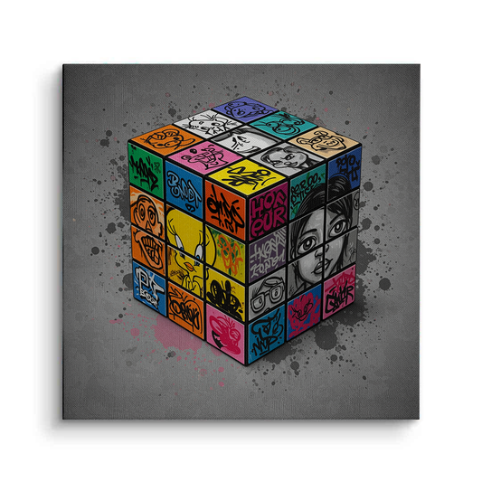 Street Art Puzzle - Canvas