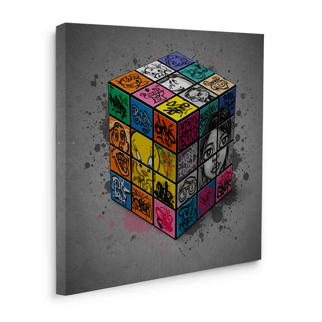 Street Art Puzzle - Canvas - Jasmineart.ae