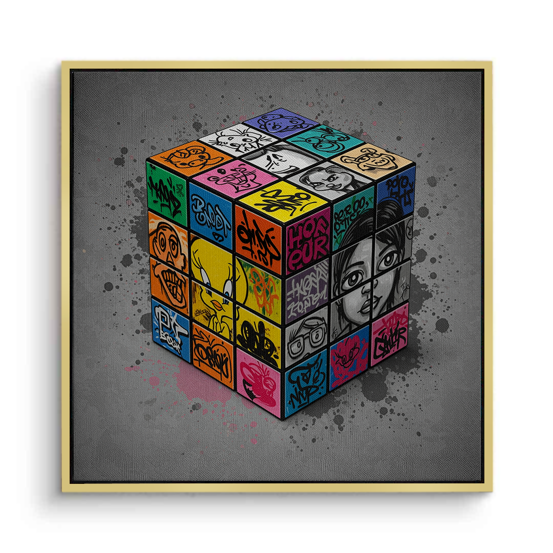 2Street Art Puzzle - Canvas