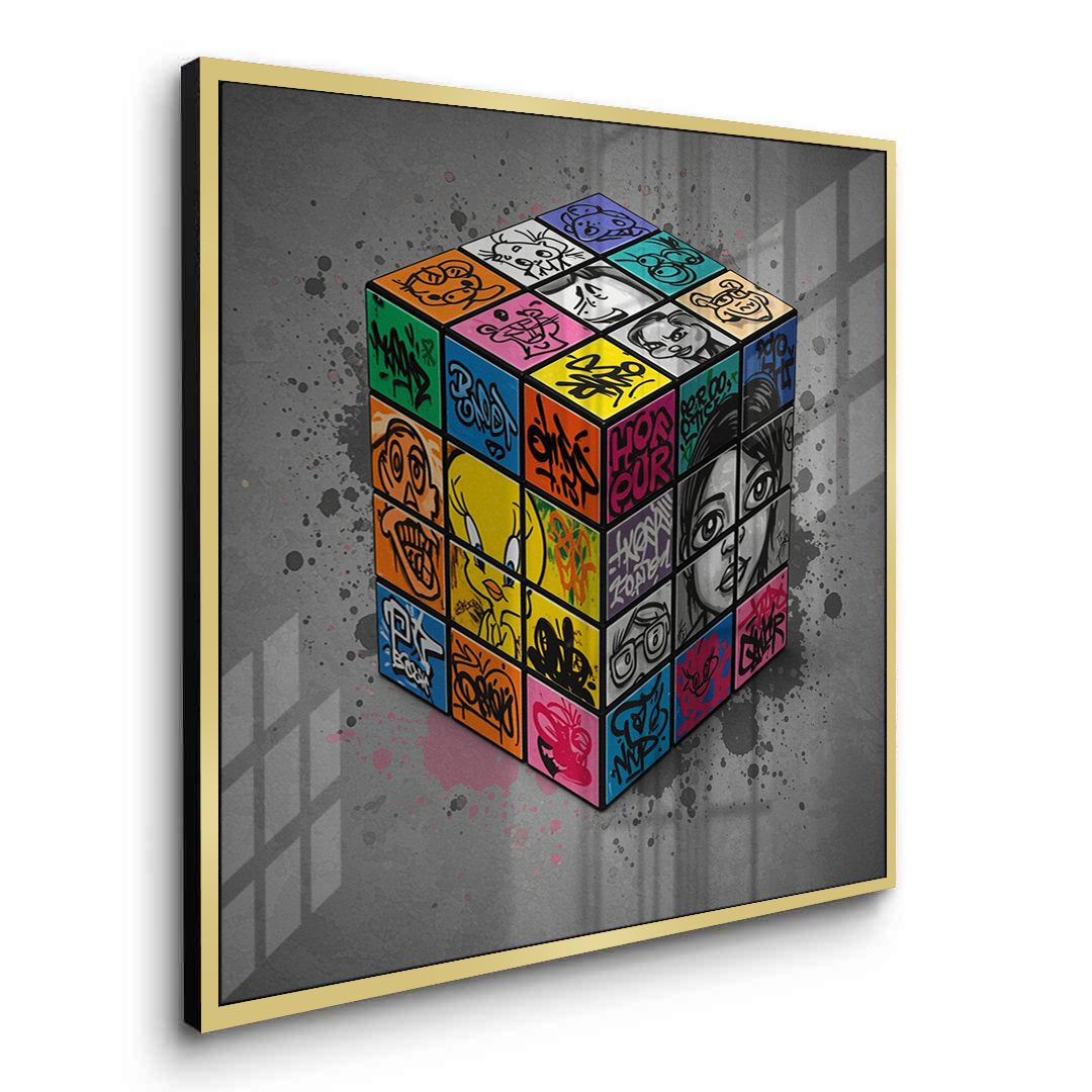 Street Art Puzzle - Acrylic - Jasmineart.ae