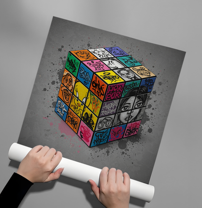 Street Art Puzzle - Poster