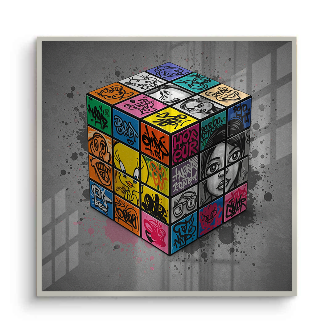 Street Art Puzzle - Fine Art - Jasmineart.ae