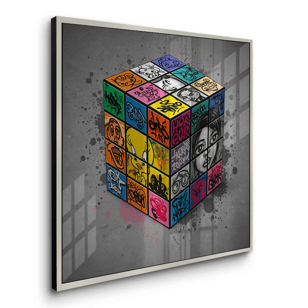 Street Art Puzzle - Acrylic - Jasmineart.ae