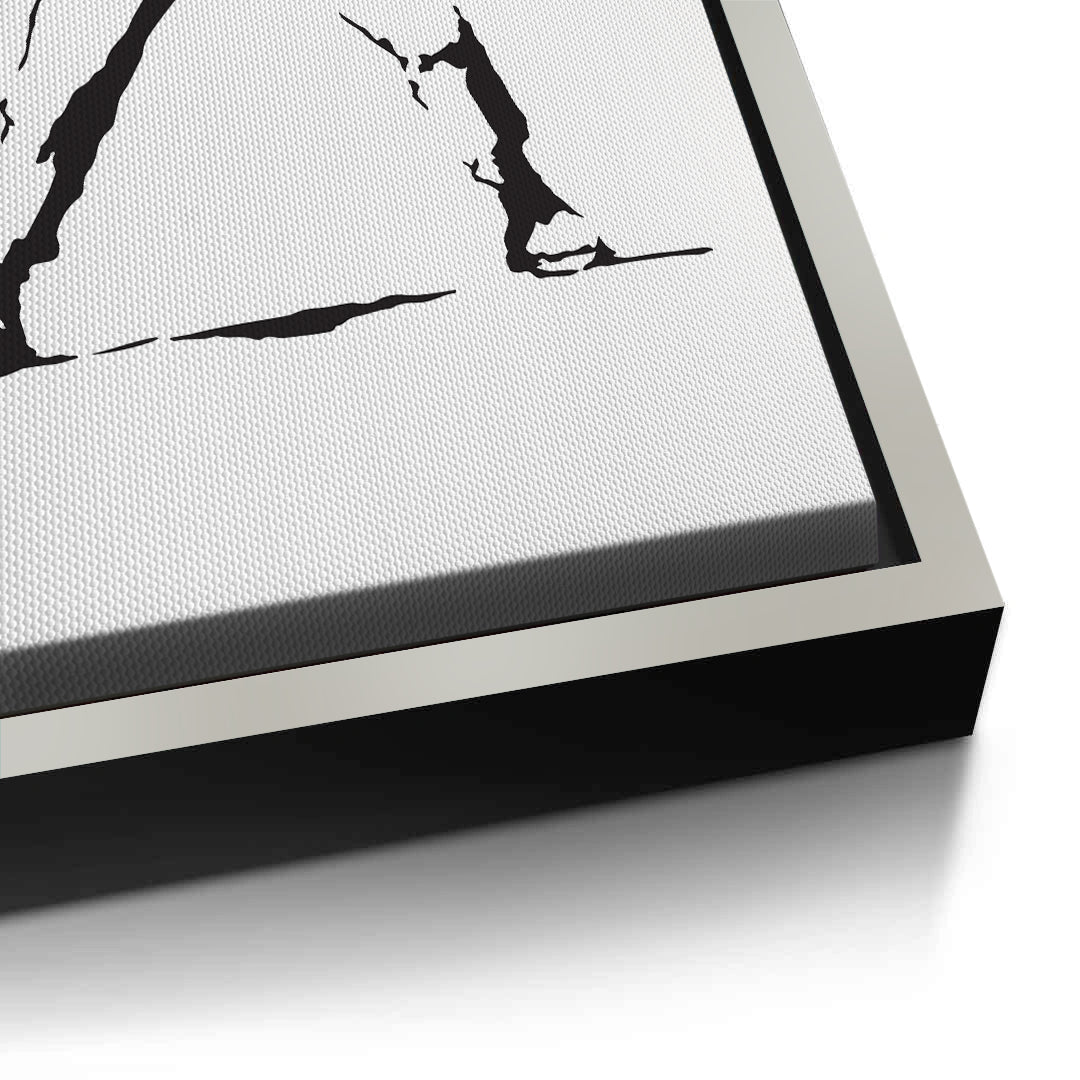 2Street Art Style Van Gogh Palette - Canvas