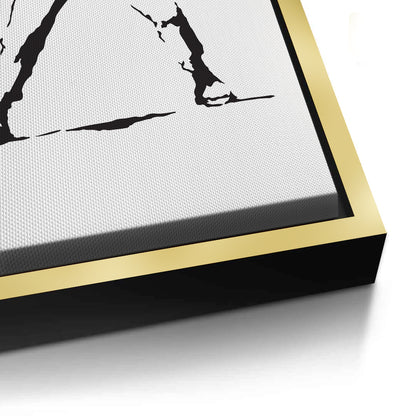 Street Art Style Van Gogh Palette - Canvas