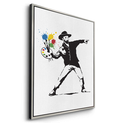 Street Art Style Van Gogh Palette - Canvas
