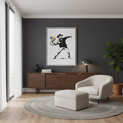 Street Art Style Van Gogh Palette - Canvas