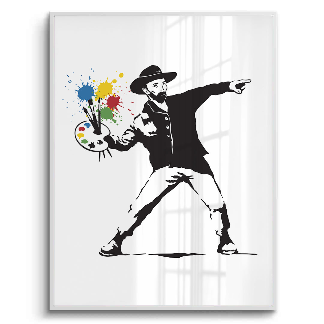 2Street Art Style Van Gogh Palette - Fine Art