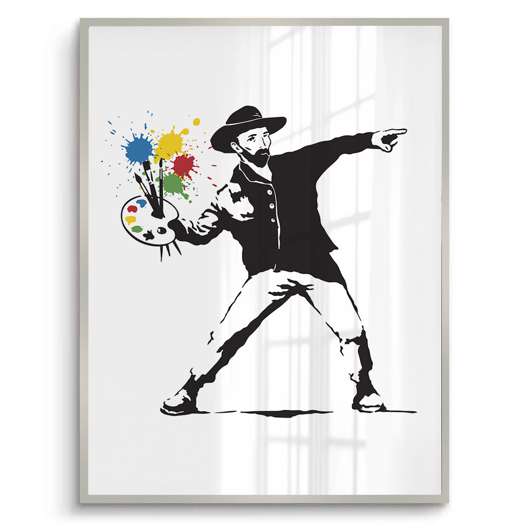 2Street Art Style Van Gogh Palette - Fine Art