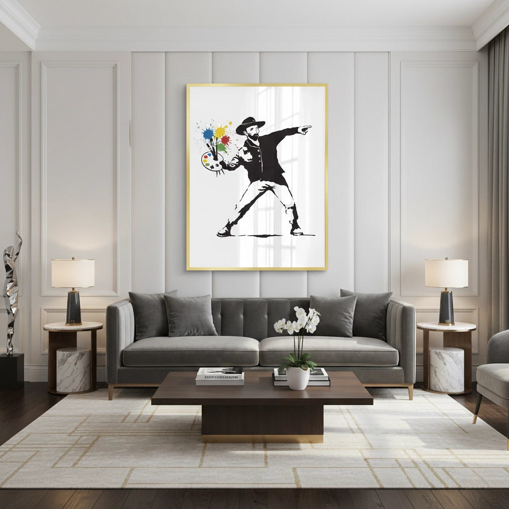 2Street Art Style Van Gogh Palette - Fine Art