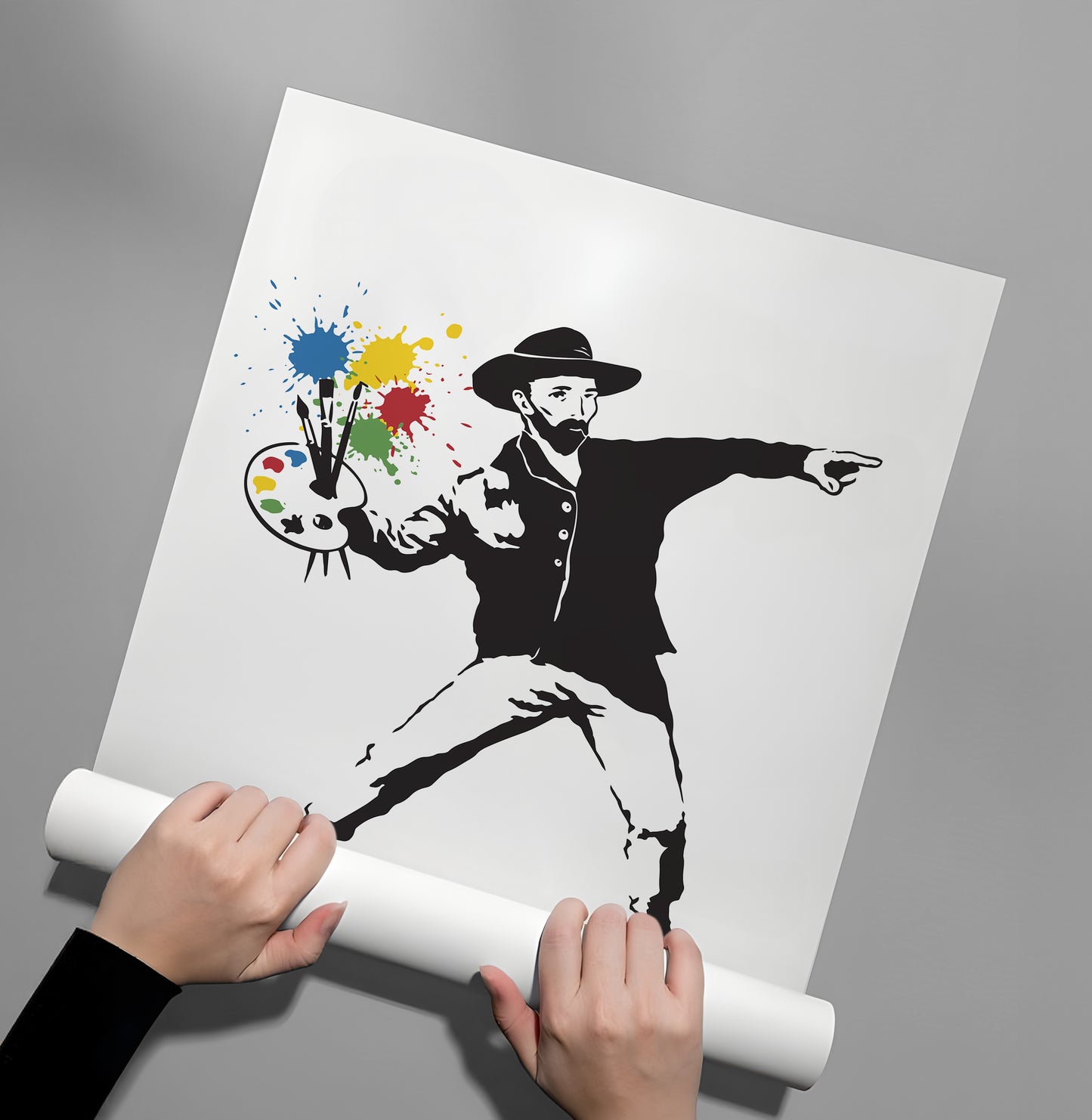 2Street Art Style Van Gogh Palette - Poster