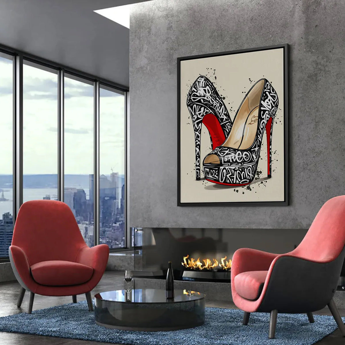 Streetwalk Luxury - Canvas - Jasmineart.ae
