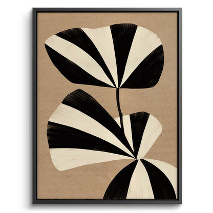 Striped Leaf - Canvas