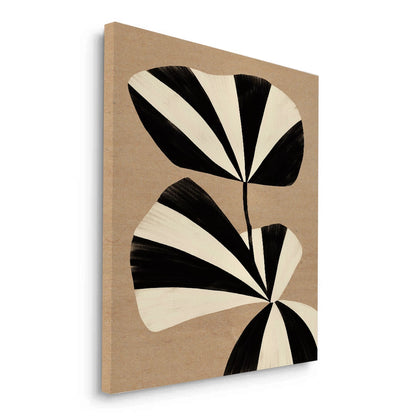 Striped Leaf - Canvas
