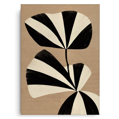 Striped Leaf - Canvas