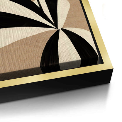 Striped Leaf - Canvas