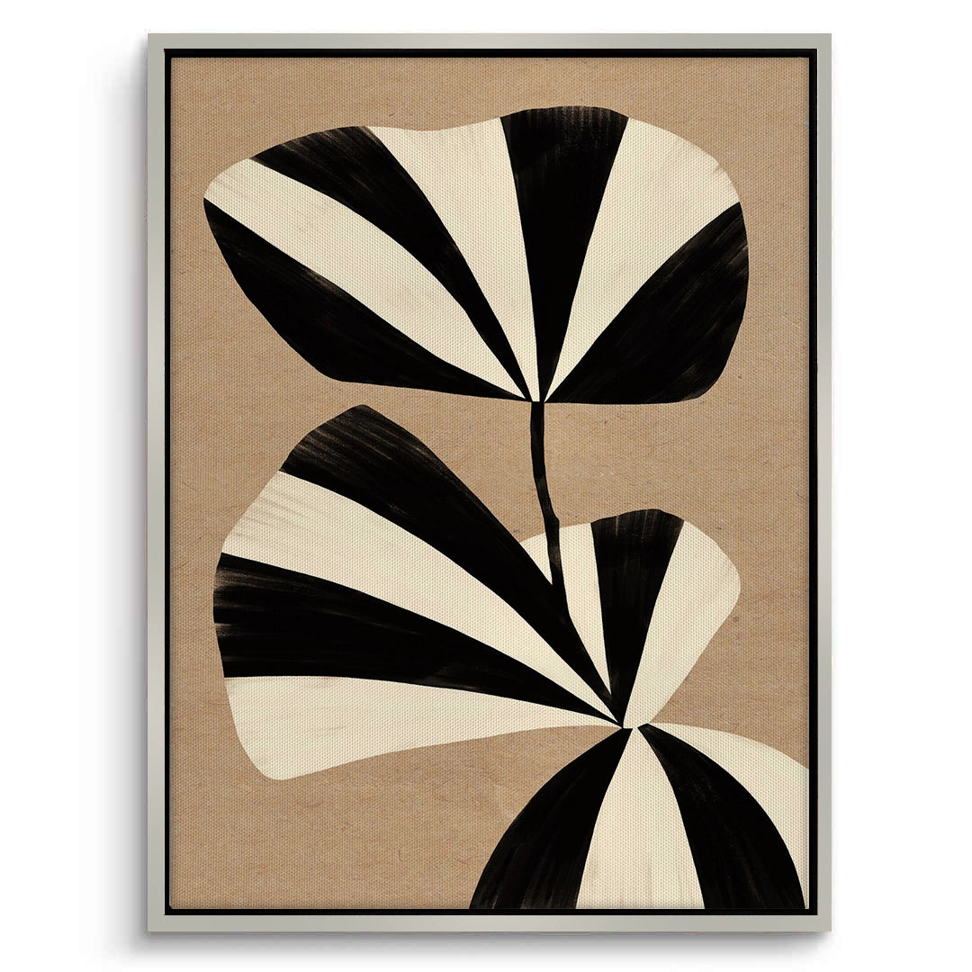 2Striped Leaf - Canvas