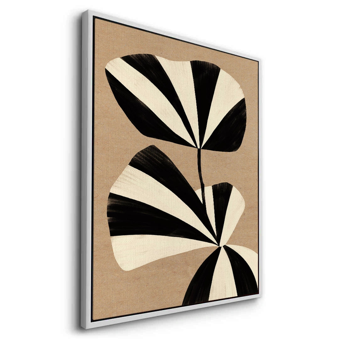 2Striped Leaf - Canvas
