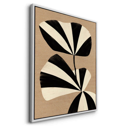 Striped Leaf - Canvas