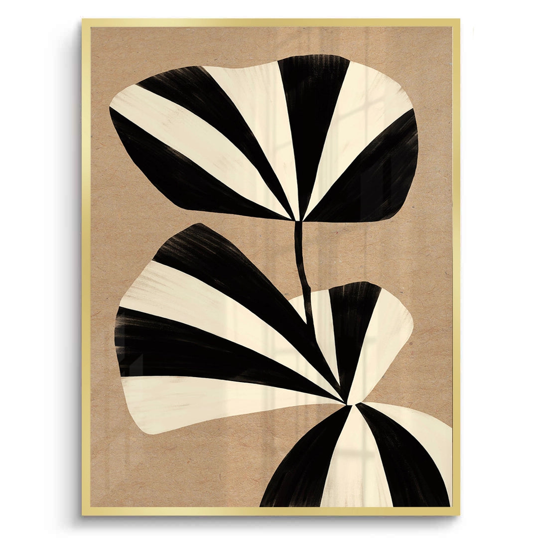 2Striped Leaf - Fine Art