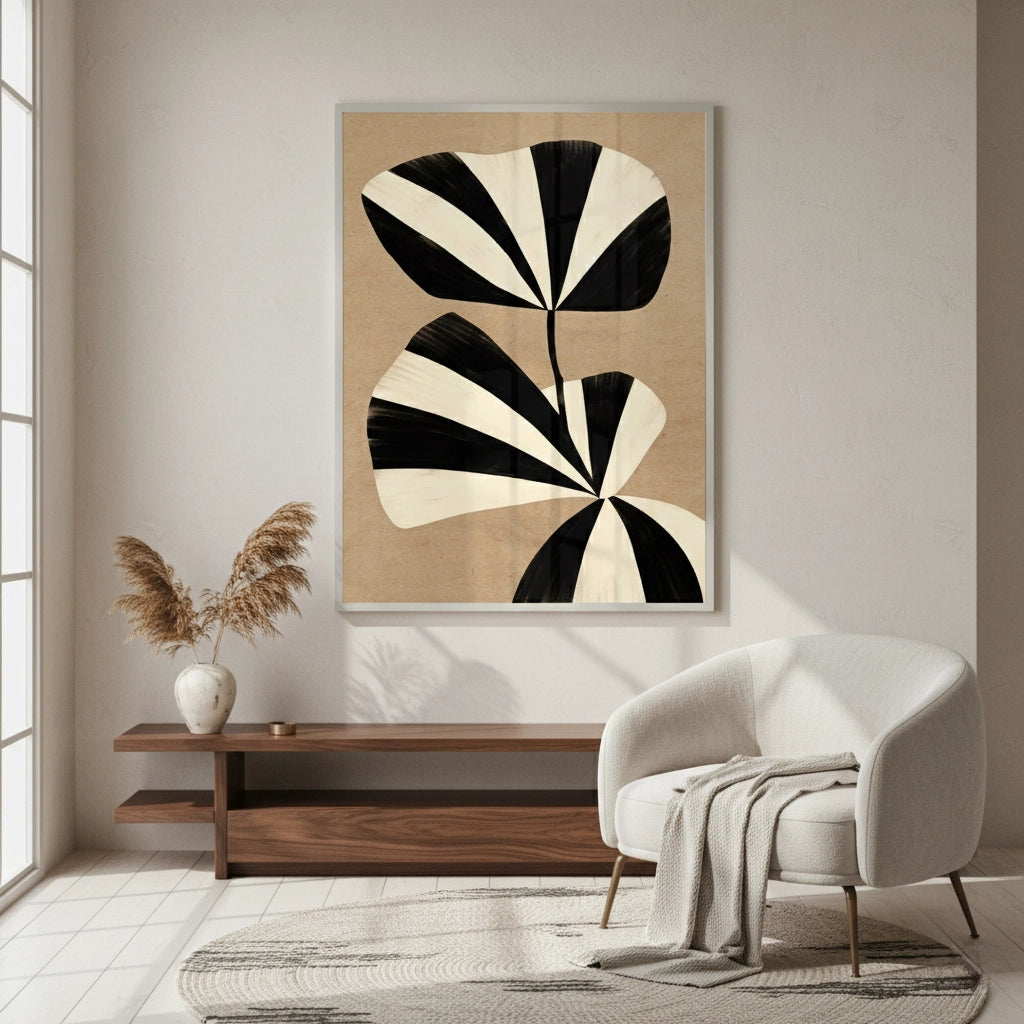 2Striped Leaf - Fine Art