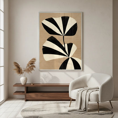 Striped Leaf - Fine Art