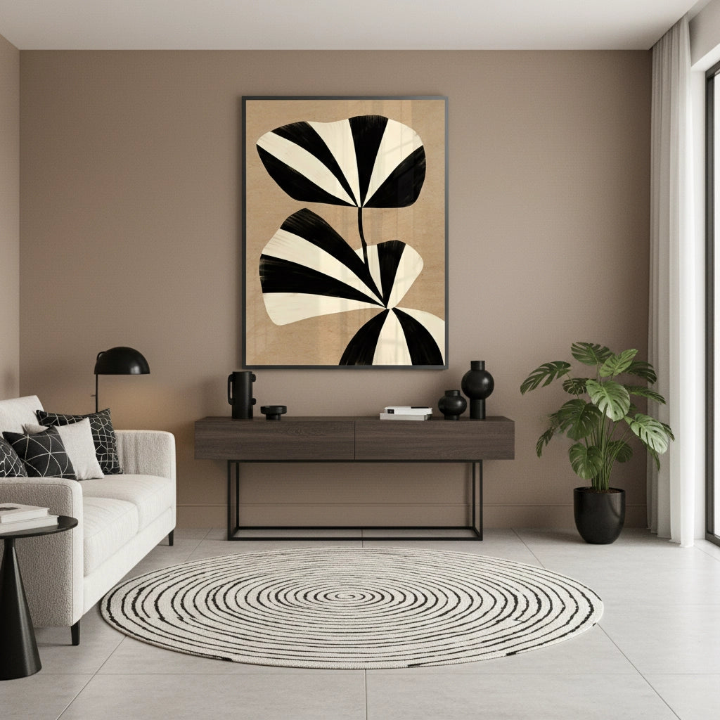 2Striped Leaf - Fine Art