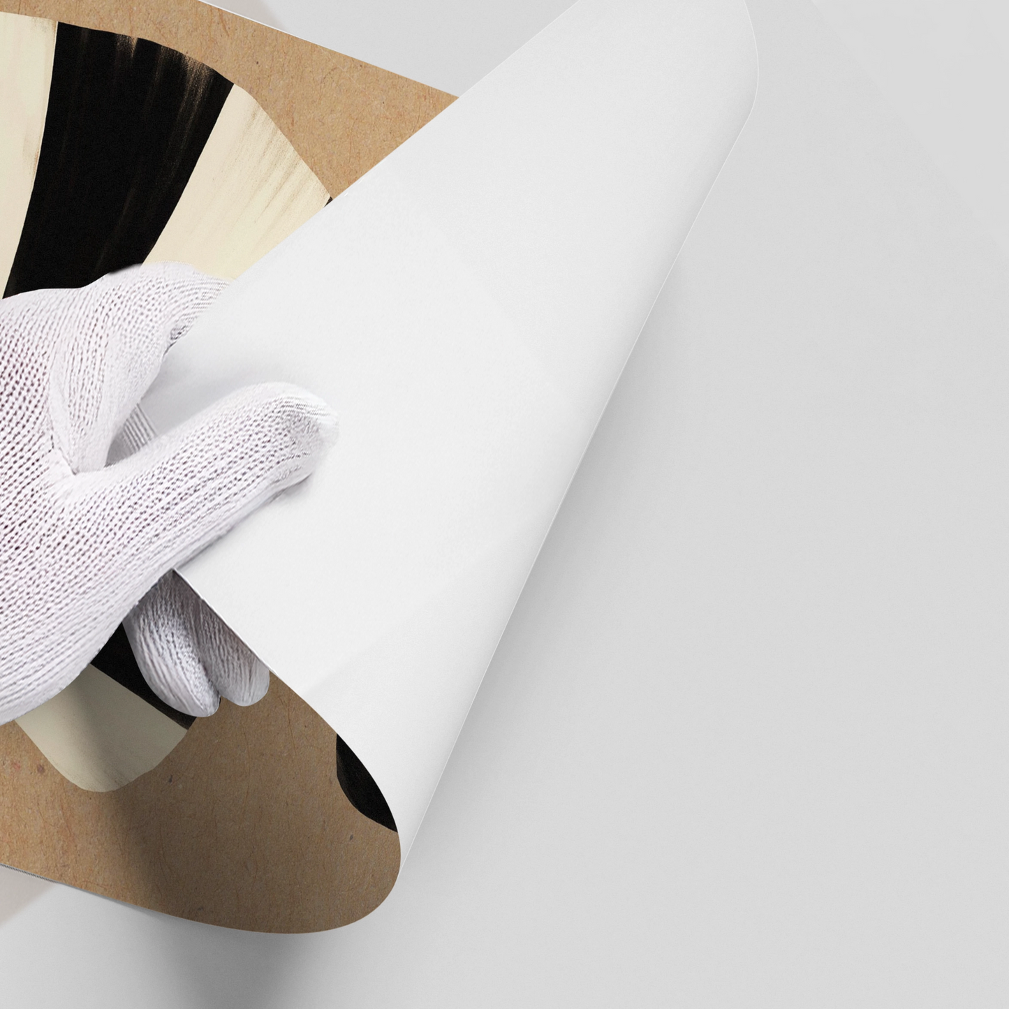 2Striped Leaf - Poster